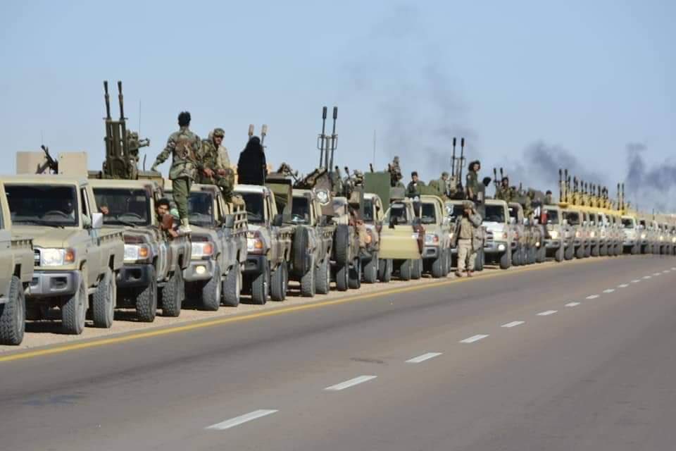 LNA Kirim Bala Bantuan Militer ke Barat Sirte untuk Melawan Serangan Pasukan Pemerintah Libya